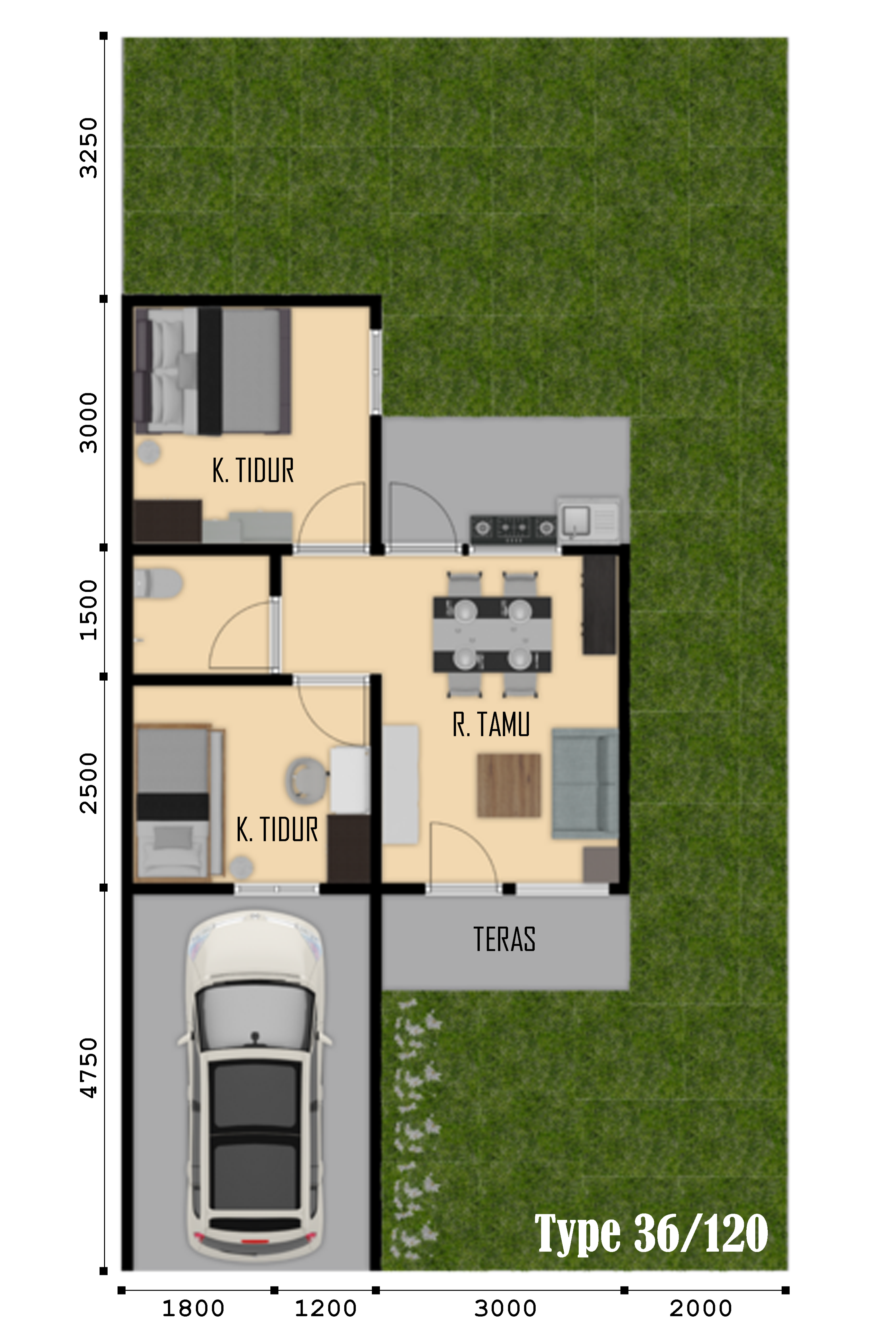 Denah layout