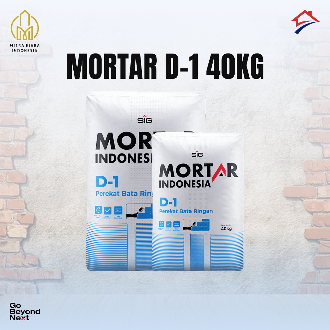 MORTAR INDONESIA D-1 PEREKAT BATA RINGAN