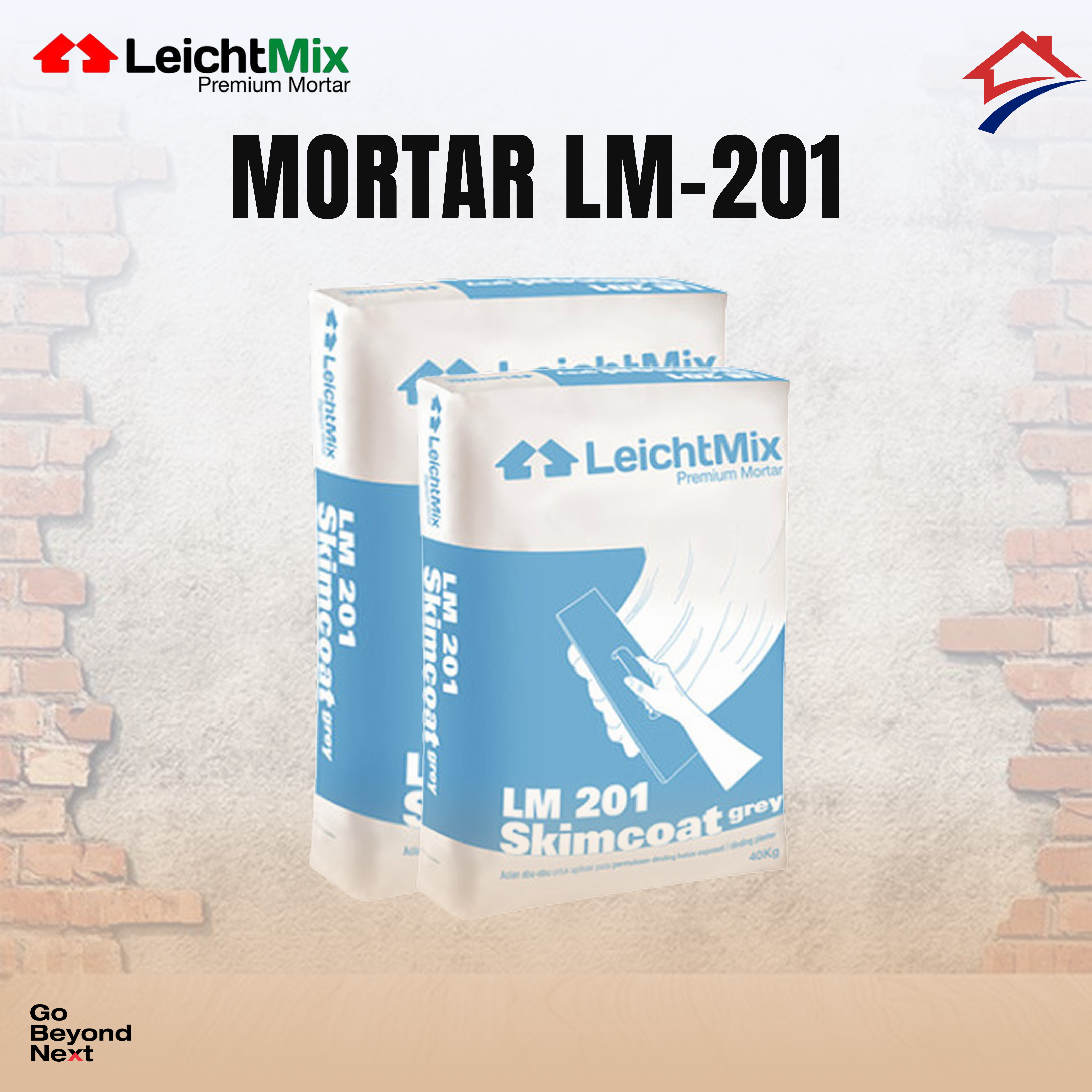 MORTAR LM 201 SKIMCOAT GREY