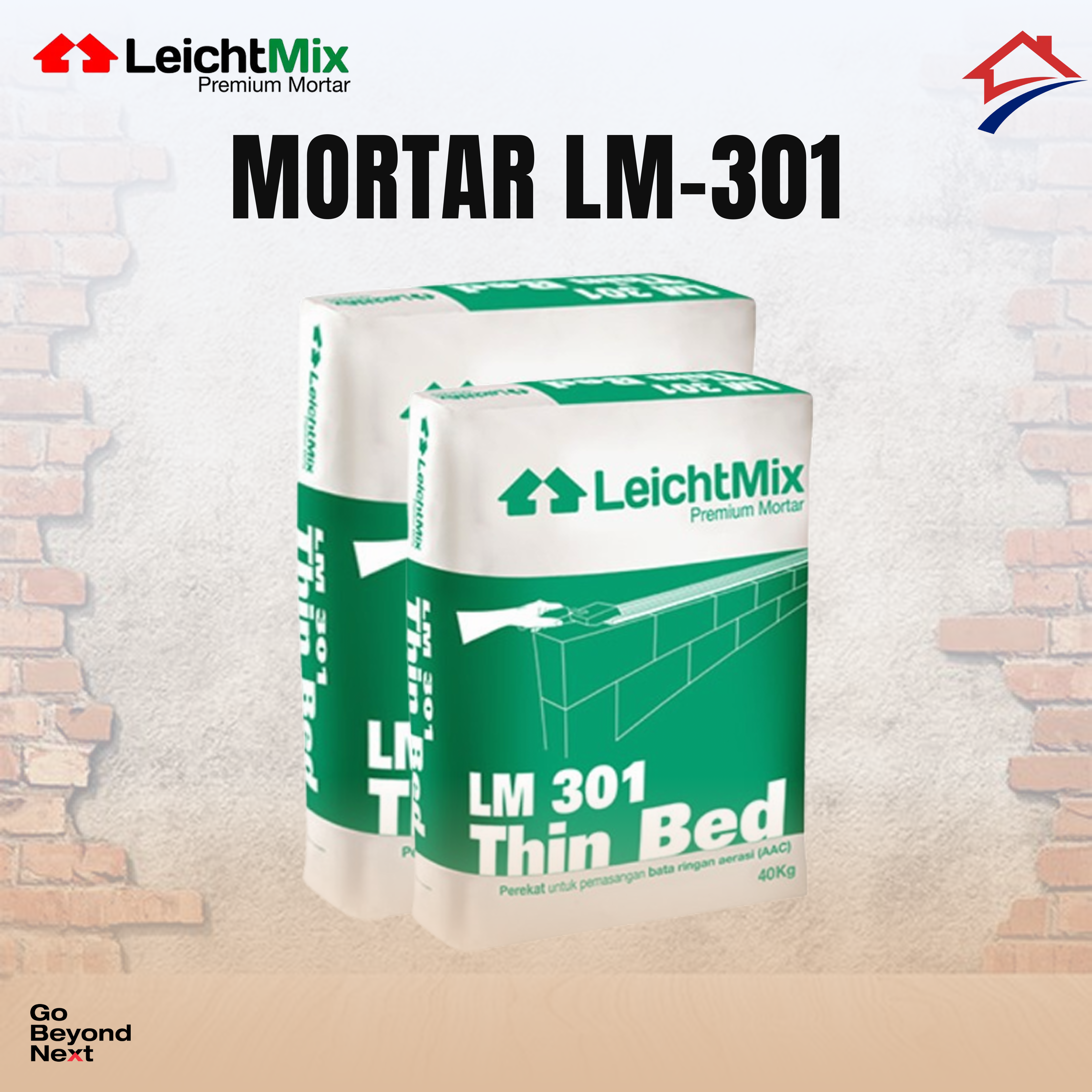 MORTAR LM 301 THINBED